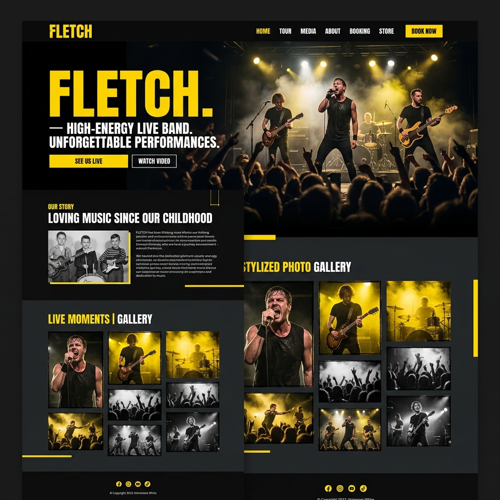 FletchBand Website